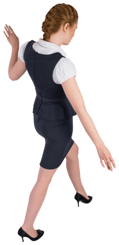 transparent businesswoman balancing act with poise - Download Free Stock Videos Pikwizard.com