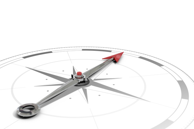 Transparent Modern Digital Compass Illustration with Red Arrow PNG - Download Free Stock Videos Pikwizard.com