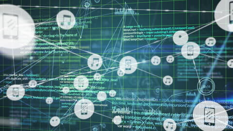 Digital Network of Code and Multimedia Connections