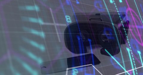 Futuristic Tech Interface with Smartphone and VR Headset - Download Free Stock Images Pikwizard.com