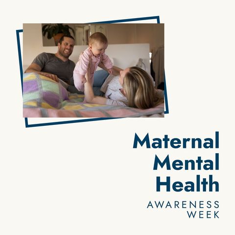 Joyful family engagement in maternal mental health awareness campaign