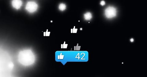 Social Media Like Notification Digital Background - Download Free Stock Images Pikwizard.com