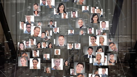 Global Network of Diverse Professional Connections Representation