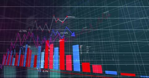 Dynamic 3D Graph Analytics with Red and Blue Bars