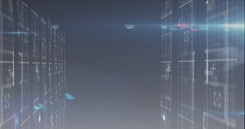 Digital Interface Background with Moving Shapes and Copy Space - Download Free Stock Images Pikwizard.com