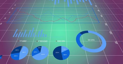 Digital Business Analytics and Data Processing Interface Visualization - Download Free Stock Images Pikwizard.com