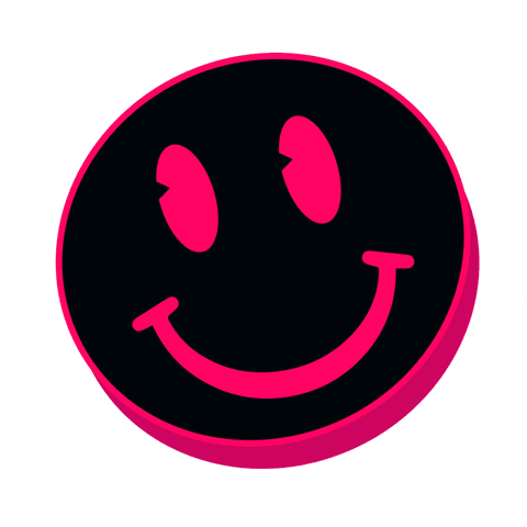 playful 3d smiley face emblem with vibrant pink highlights - Download Free Stock Videos Pikwizard.com