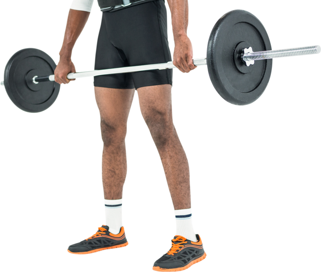 Bodybuilder Lifting Heavy Barbell Weights on White Background - Download Free Stock Videos Pikwizard.com