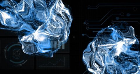 Abstract Digital Flames and Circuitry Concept - Download Free Stock Images Pikwizard.com