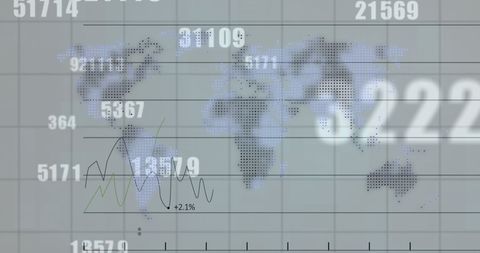 Global Financial Data Interface with Dynamic ASM - Download Free Stock Images Pikwizard.com