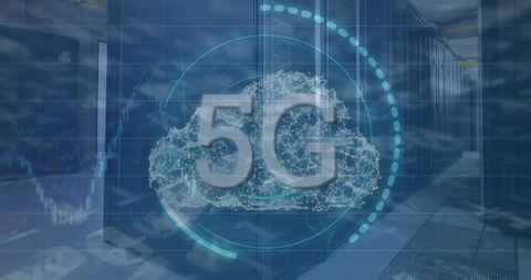5G Cloud Network Technology in Data Center - Download Free Stock Images Pikwizard.com