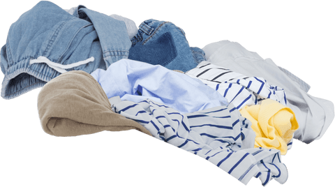 colorful crumpled clothes on transparent background - Download Free Stock Videos Pikwizard.com