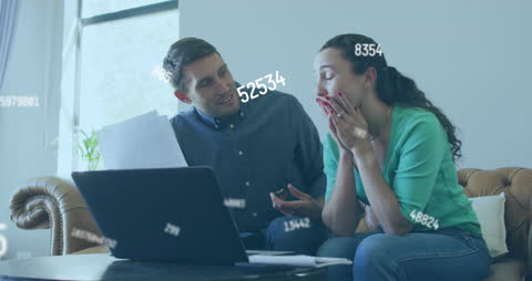 Stressful Financial Data Discussion at Home