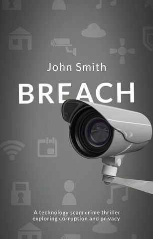 suspenseful novel concept featuring surveillance camera and privacy themes - Download Free Stock Templates Pikwizard.com