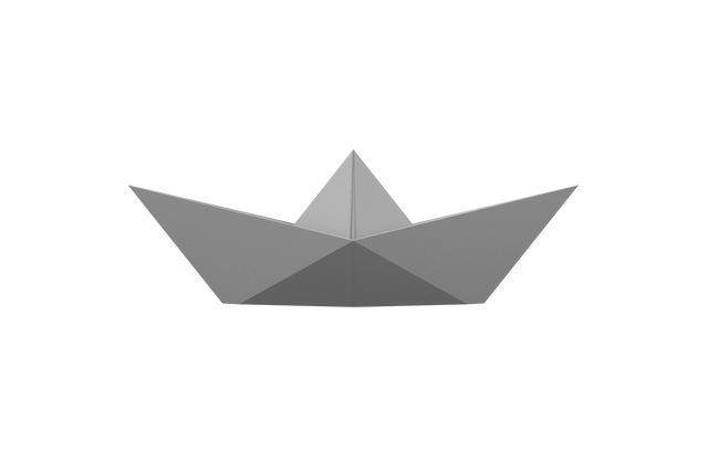 Vector Illustration White Paper Boat, Transparent Background, Minimalistic Design - Download Free Stock Videos Pikwizard.com