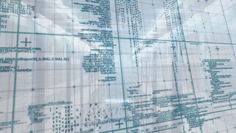 Digital Interface Displaying Data Over Servers
