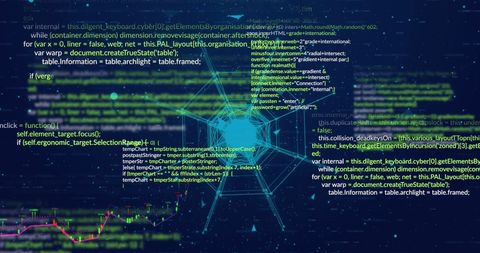 Global Network Visualization with Programming Language Overlay - Download Free Stock Images Pikwizard.com