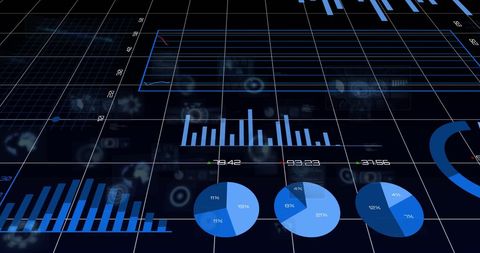 Visualizing Financial Data Analytics on Digital World Map - Download Free Stock Images Pikwizard.com