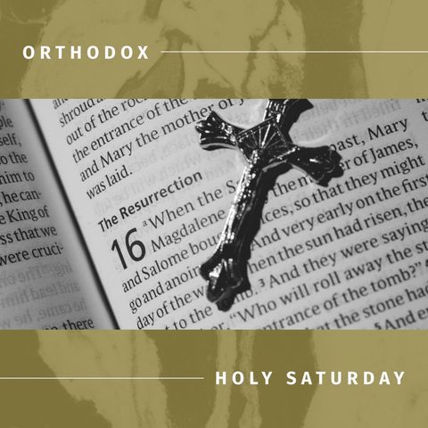 orthodox holy saturday rosary on bible text page - Download Free Stock Templates Pikwizard.com