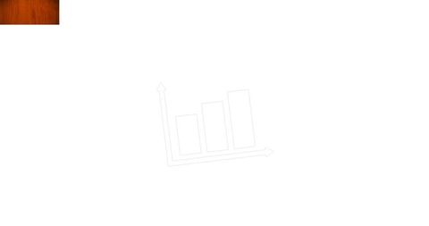 White Diagram on Minimalist Background Symbolizing Growth - Download Free Stock Images Pikwizard.com