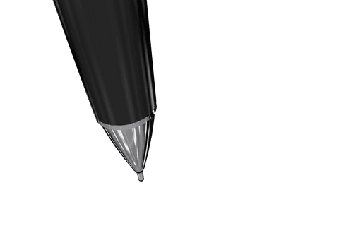 transparent view of black pen close-up - Download Free Stock Videos Pikwizard.com