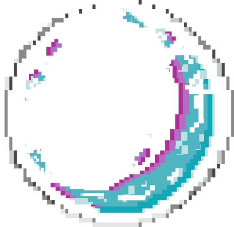 pixelated abstract swirl circular frame on transparent background - Download Free Stock Videos Pikwizard.com