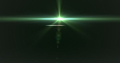 Glowing Green Hypnotic Light with Seamless Motion Effect