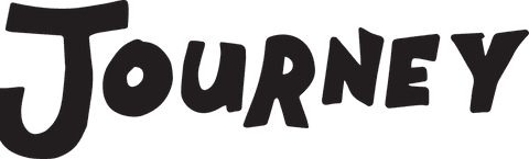 Journey text on transparent background for design projects