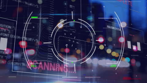 Digital Scope Technology Against City Data Visuals