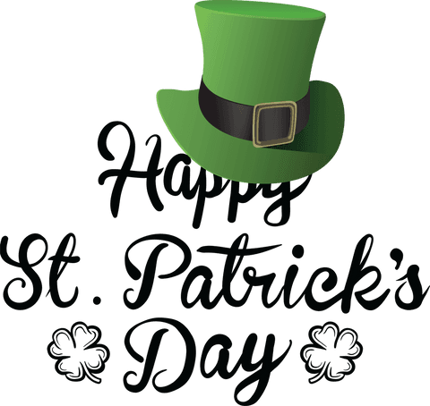 Saint Patrick's Day Greetings with Transparent Hat Icon - Download Free Stock Videos Pikwizard.com