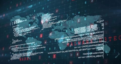 Detecting Global Malware Threats with Code Overlays on Digital World Map