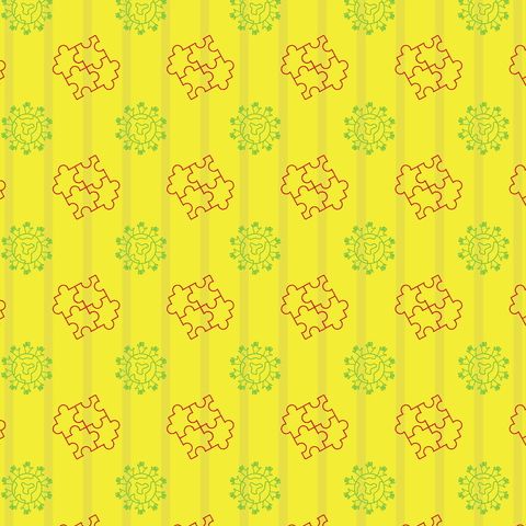transparent puzzle pieces with globe pattern on yellow background - Download Free Stock Videos Pikwizard.com