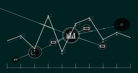 Data Analytics Visualization with Graphs and Icons