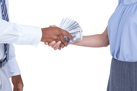 transparent transaction exchange with hand gesture and banknotes - Download Free Stock Videos Pikwizard.com