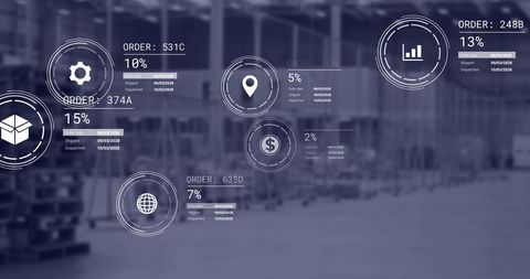 Data Visualization and Analytics in Warehouse Management - Download Free Stock Images Pikwizard.com