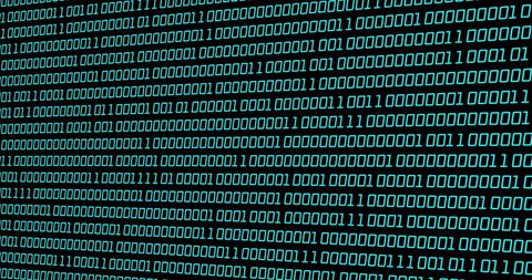 Binary Code Matrix on Black Digital Background - Download Free Stock Images Pikwizard.com