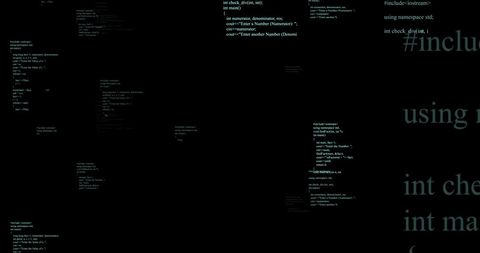 Digital Code Fragments on Black Background - Download Free Stock Images Pikwizard.com