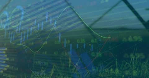 Innovative financial technology: transparent market data overlaid on nature