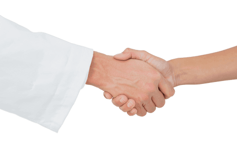 Transparent Doctor and Patient Handshake in Medical Setting - Download Free Stock Videos Pikwizard.com