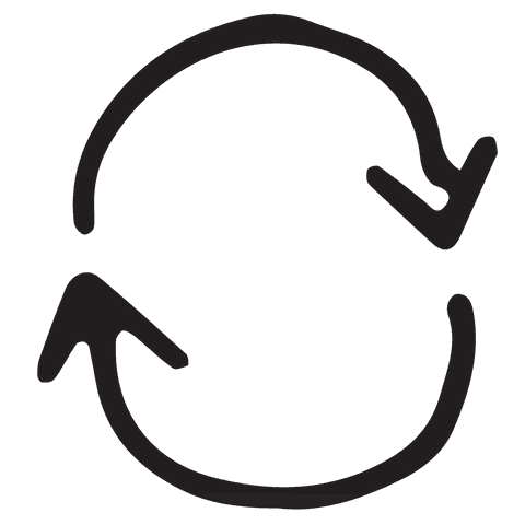 Transparent Hand-drawn Circular Arrows Icon Vector - Download Free Stock Videos Pikwizard.com
