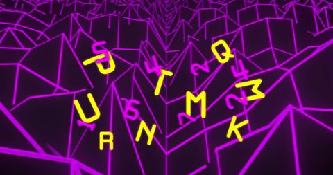 Futuristic Digital Network with Scattered Numbers - Download Free Stock Images Pikwizard.com
