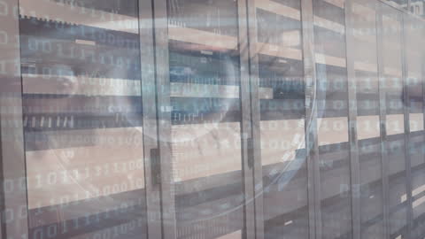 Surveillance Overlapping Digital Data and Server Room