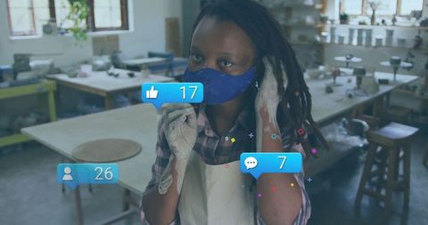 Ceramic artist embracing social media engagement