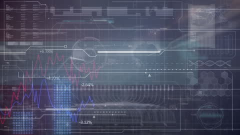 Digital Financial Data Processing Interface Background