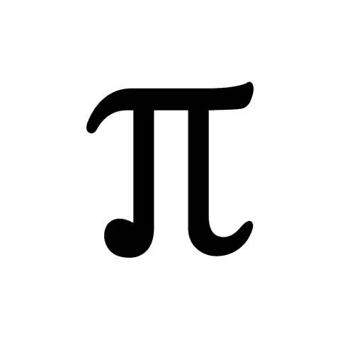 Transparent Glossy Black Pi Symbol on White Background - Download Free Stock Videos Pikwizard.com