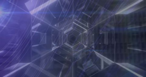 Futuristic Digital Tunnel with Cityscape Accent on Global Data Connectivity - Download Free Stock Images Pikwizard.com