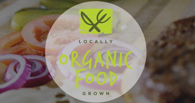 Locally Grown Organic Food with Vegetables and Branding - Download Free Stock Photos Pikwizard.com
