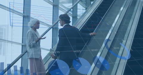 Digital Interface Overlays with Diverse Colleagues Discussing Work