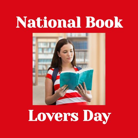 National Book Lovers Day Celebration with Reader - Download Free Stock Templates Pikwizard.com