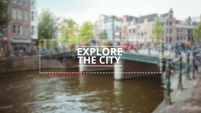 Explore the City - Urban Exploration Travel Blog and Event Promo Template - Download Free Stock Templates Pikwizard.com